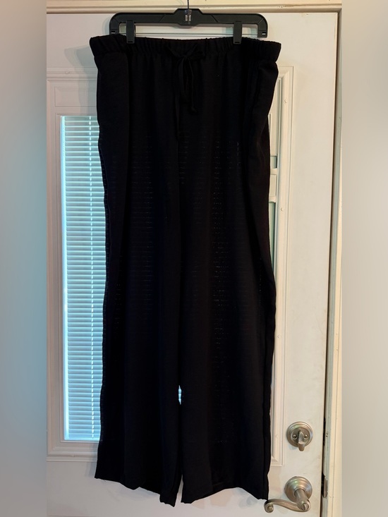 Rachel Zoe Pants - Rachel Zoe Black Wide-Leg Pants Size 2x